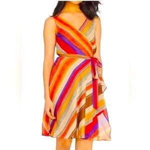 Lauren Ralph Lauren Women’s Striped Wrap Dress